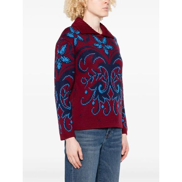 Etro Women Patterned Wool Sweater - Picture 4 of 5